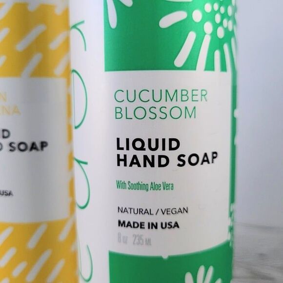 Rena Hand Soap Fig Tree Lemon Verbena Cucumber Blossom Liquid 3 Piece Bundle HTF - Picture 4 of 5